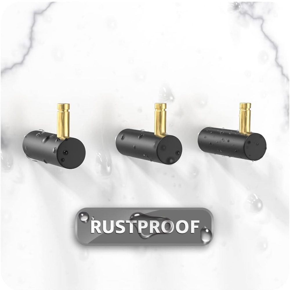 3 pack metal wall hooks